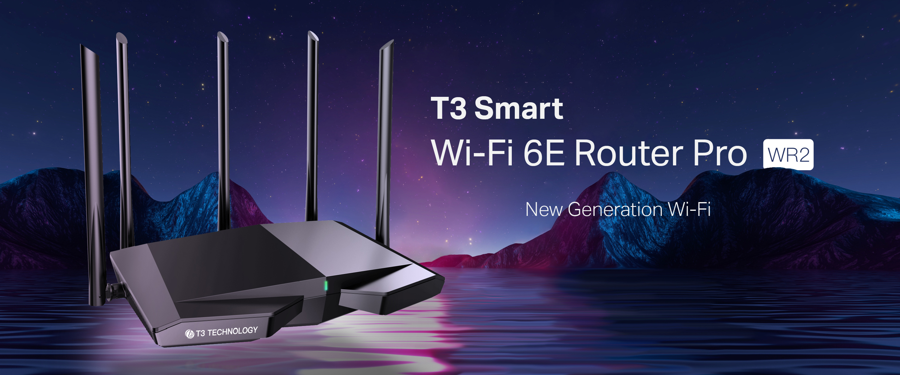 T3 Smart Wi-Fi 6E Router Pro WR2