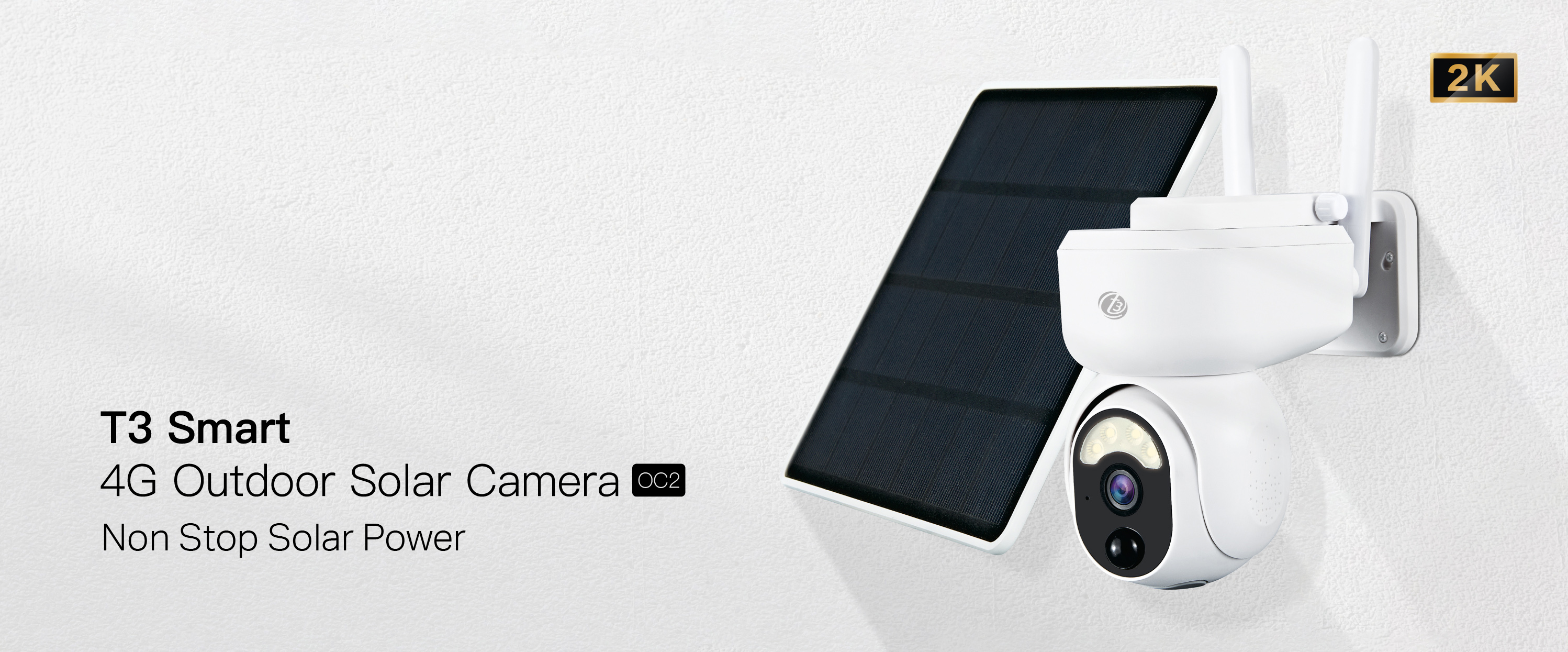 T3 Smart 4G Outdoor Solar Camera OC2