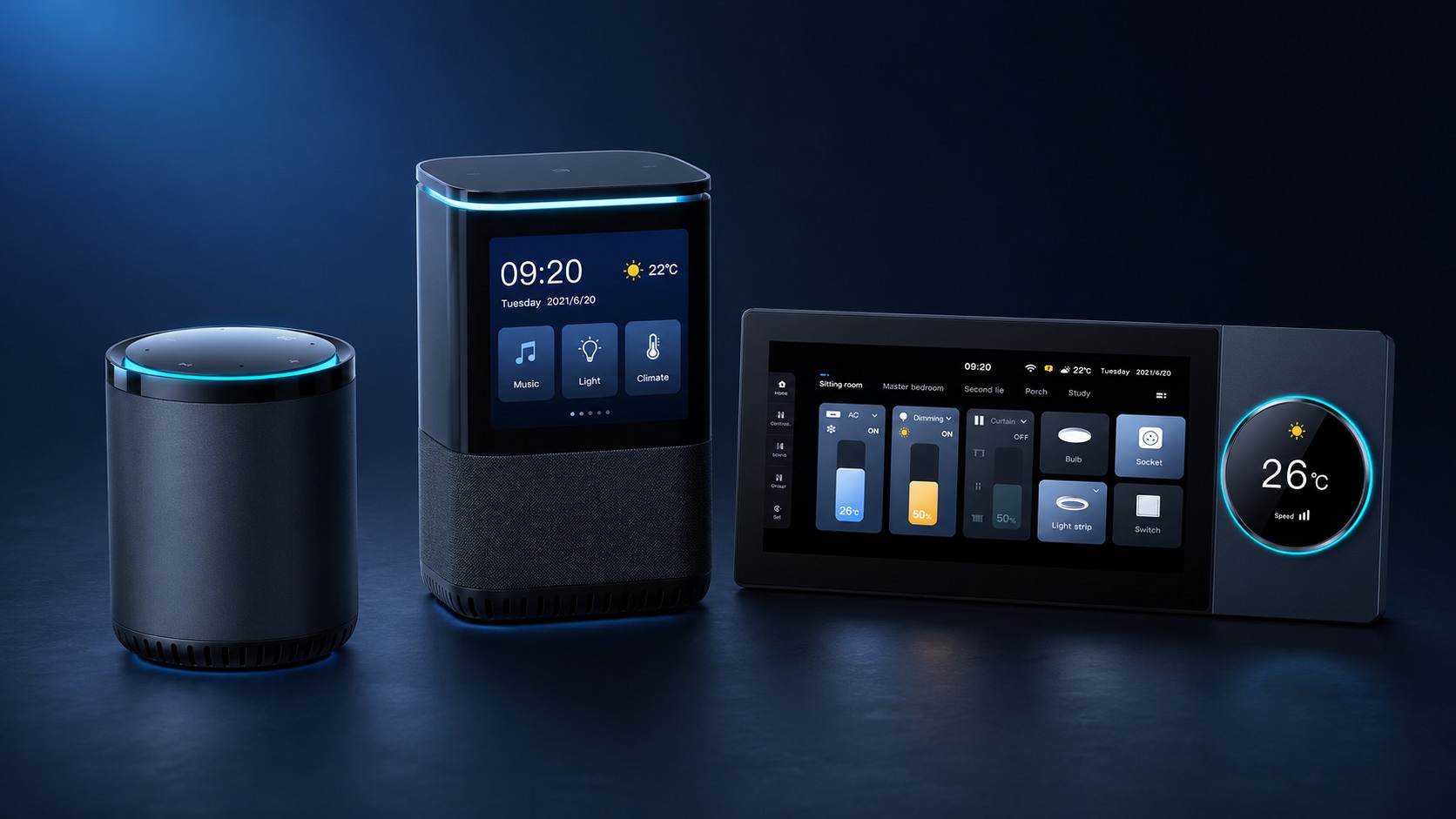 公司介绍资料中的 AI 音箱与智能屏