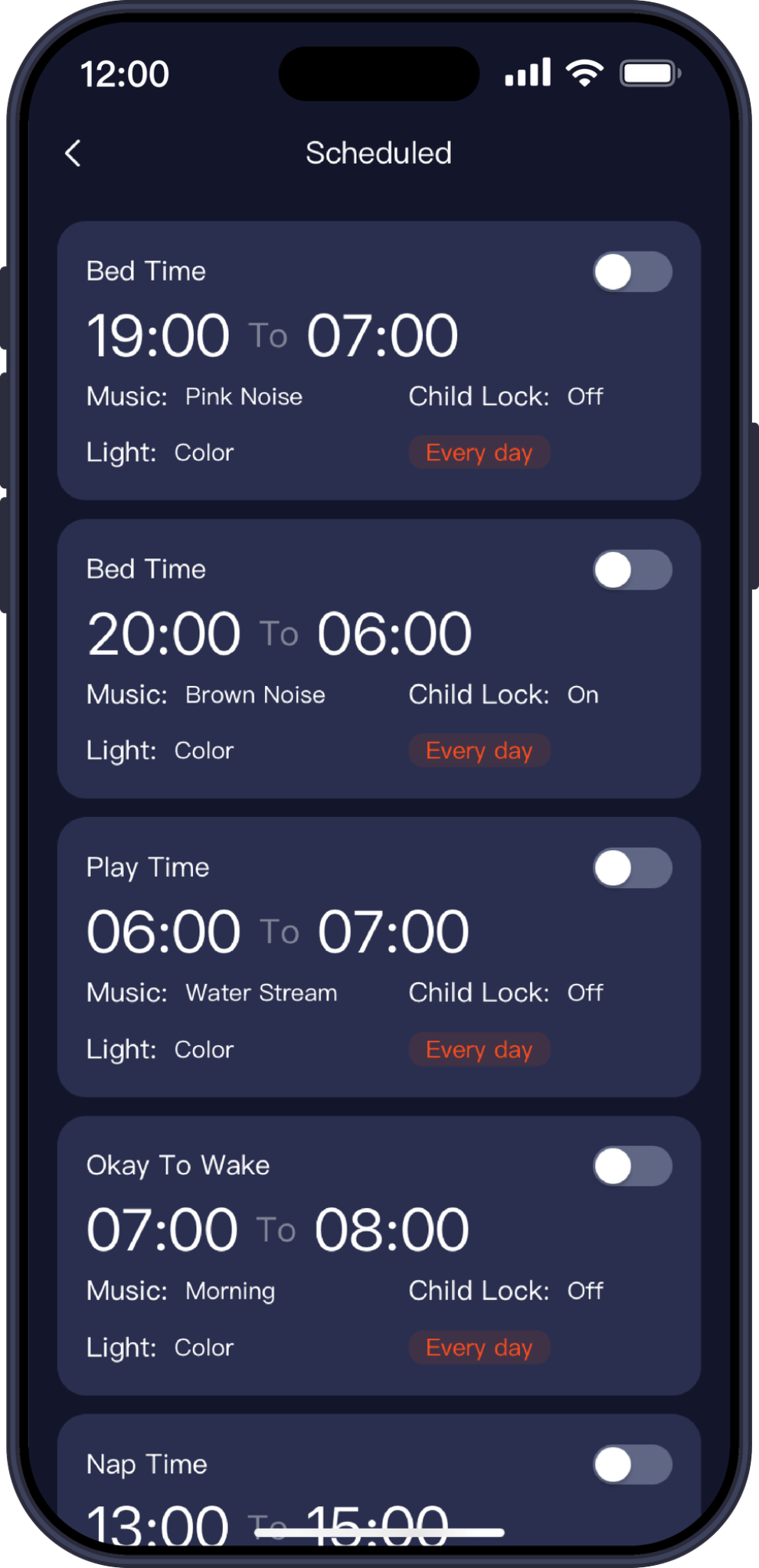 365 Life App 中的日程设置