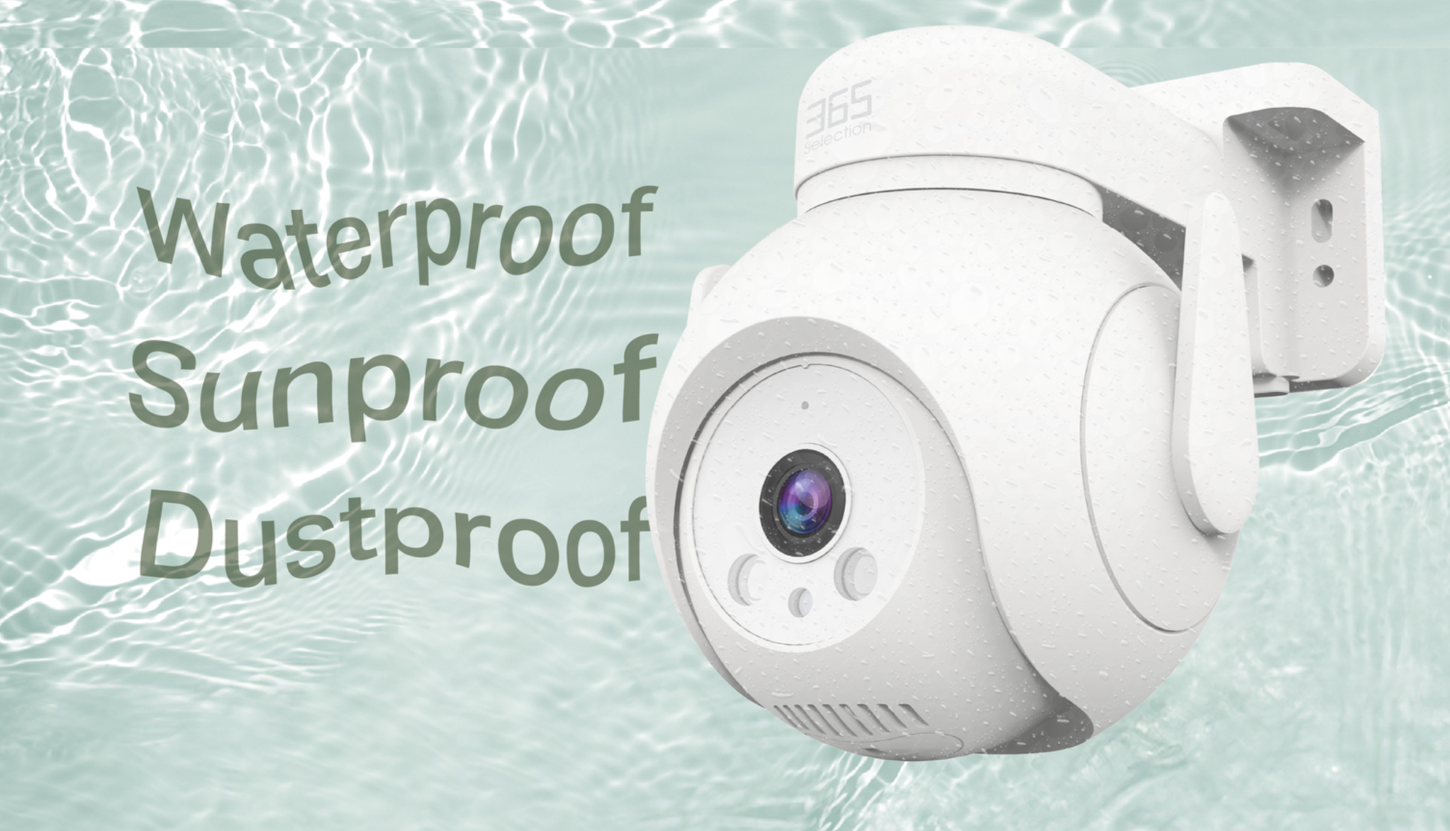 OC5 outdoor camera with waterproof, sunproof and dustproof protection