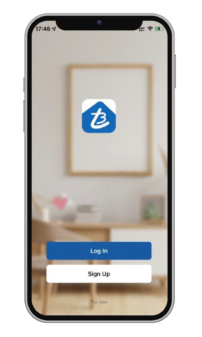 T3 application login screen