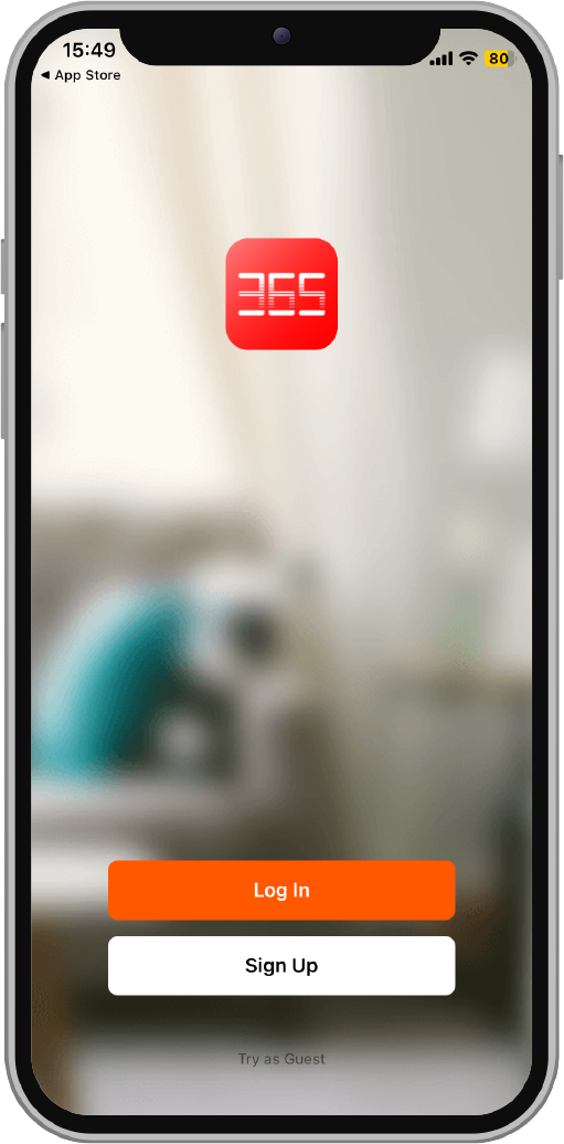Application setup step 2