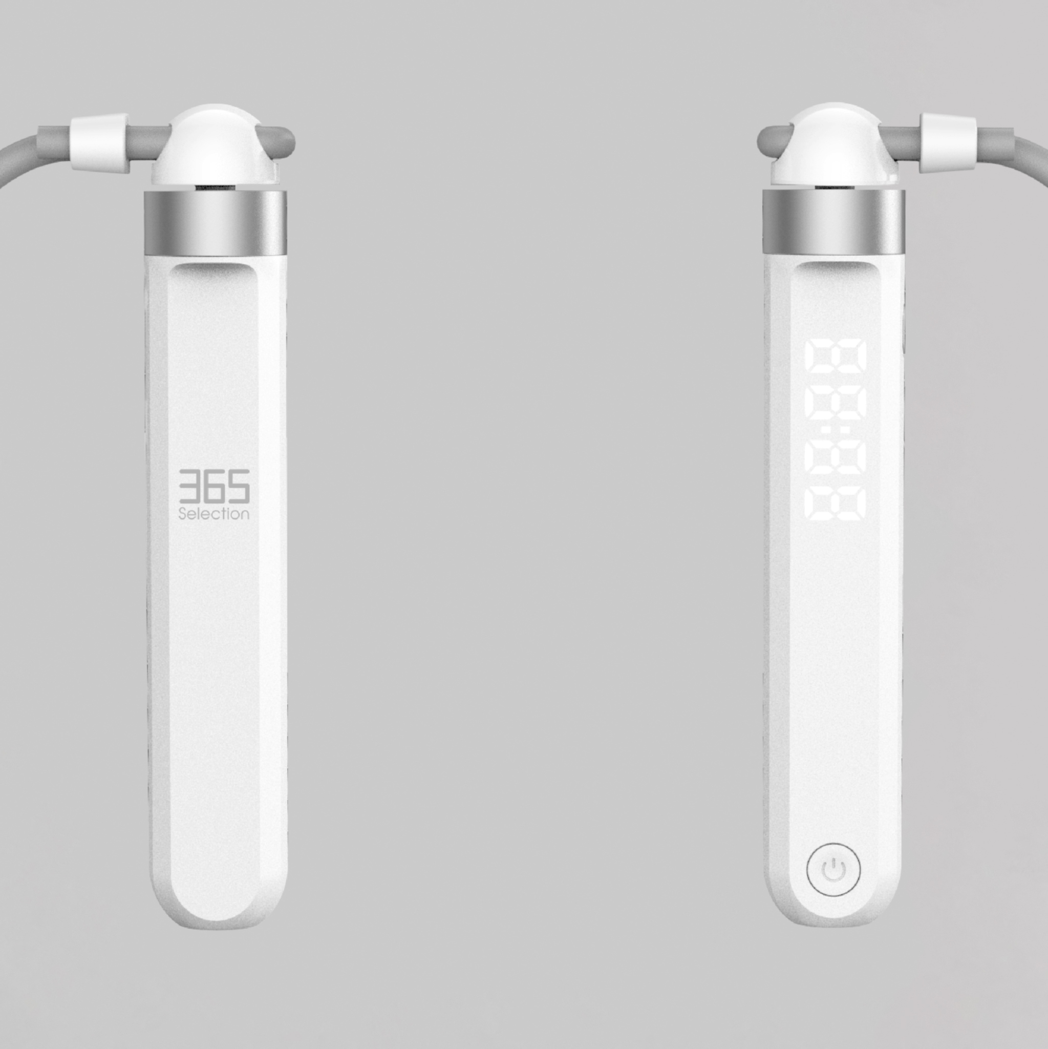 Two JR2 handles with smooth-turning bearing heads