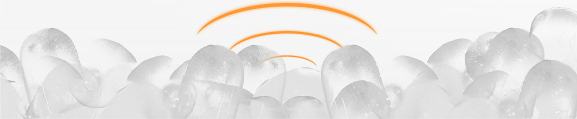 Ice with infrared sensor arcs