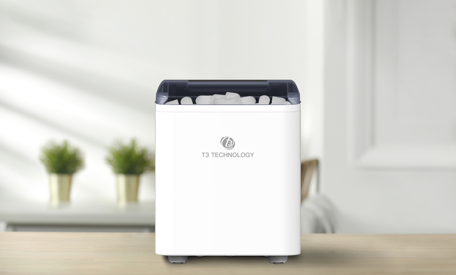 IM1 ice maker in a bright living room
